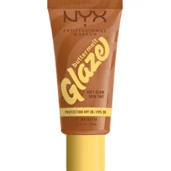 Nyx Pro Makeup Buttermelt Glaze Soft Glow Skin Tint Spf 30 - Chai