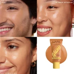 Nyx Pro Makeup Buttermelt Glaze Soft Glow Skin Tint Spf 30 - Almond