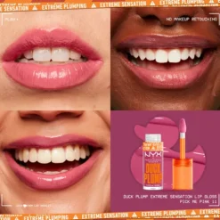 Nyx Pro Makeup Duck Plump Lip Gloss Brilho Volumizador 11 Pick Me Pink