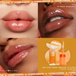 Nyx Pro Makeup Duck Plump Lip Gloss Brilho Volumizador 22 Flippin Slime