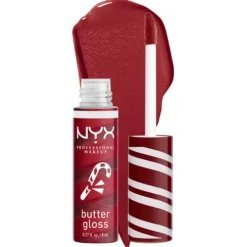 Nyx Pro Makeup Holyday 24 Butter Gloss Swirl 01 Peppermint Swirl