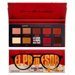 Nyx Pro Makeup La Casa De Papel - Paleta Sombras El Profesor