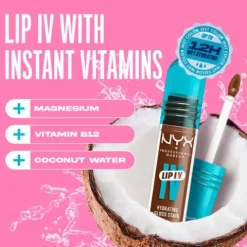 Nyx Pro Makeup Lip I.V. Hydrating Gloss Labial Hidratante - Red-Y Set Wet