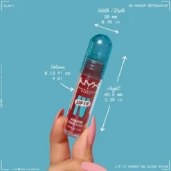 Nyx Pro Makeup Lip I.V. Hydrating Gloss Labial Hidratante - Cranberry Splas