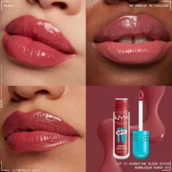 Nyx Pro Makeup Lip I.V. Hydrating Gloss Labial Hidratante - Bubblegum Burst