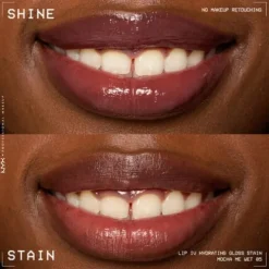 Nyx Pro Makeup Lip I.V. Hydrating Gloss Labial Hidratante - Mocha Me Wet