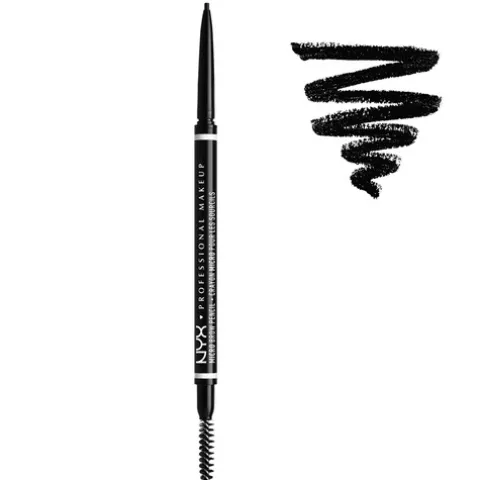 Nyx Pro Makeup Micro Brow Lápis De Sobrancelhas Fino - Black