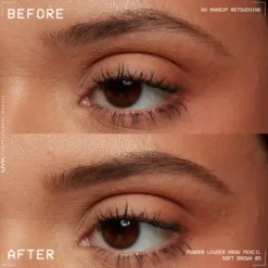 Nyx Pro Makeup Powder Louder Brow Lápis Sobrancelha 05 Soft Brown