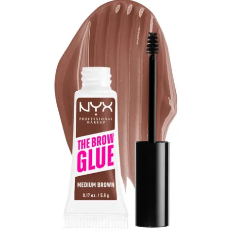 Nyx Pro Makeup The Brow Glue Gel Sobrancelha 03 Medium Brown