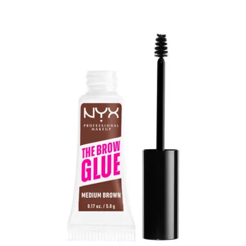 Nyx Pro Makeup The Brow Glue Gel Sobrancelha 03 Medium Brown