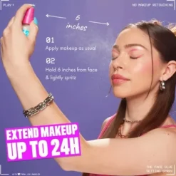 Nyx Pro Makeup The Face Glue Setting Spray Fixação De Maquilhagem