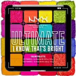 Nyx Pro Makeup Ultimate Shadow Paleta Sombras 16 I Know Thats Bright