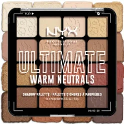 Nyx Pro Makeup Ultimate Shadow Paleta Sombras 16 Warm Neutrals