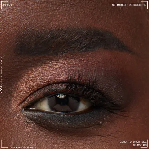 Nyx Pro Makeup Zero To Brow Gel Brow Gel Para Sobrancelha 08 Black