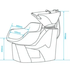 Rampa De Lavagem Cabeleireiro Ellegance