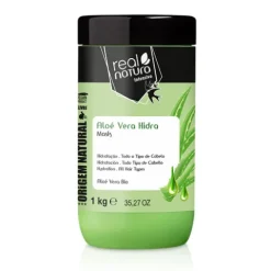 Real Natura Aloé Vera Hydra Máscara Hidratante Todo Tipo Cabelo