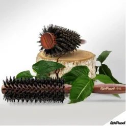 Rickiparodi Woodpro Escova De Cabelo Circular 53Mm