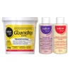 Salon Line Guanidina Super Tradicional Kit Alisa E Relaxa Cabelos Grossos