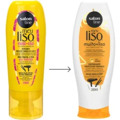Salon Line Meu Liso Muito + Liso Desfrizante Protetor Térmico