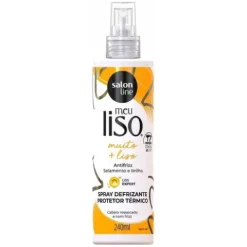 Salon Line Meu Liso Muito + Liso Spray Desfrizante Protetor Térmico