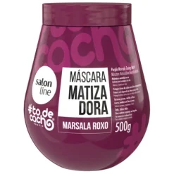Salon Line Todecacho Máscara Matizadora Marsala Roxo