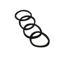 Salon Pro Elásticos De Cabelo Acolchoados Pretos