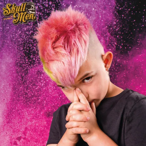 Skull Men Colors Máscara De Coloração Intensa Amarelo