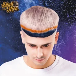 Skull Men Colors Máscara De Coloração Intensa Azul