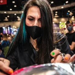 Skull Men Colors Máscara De Coloração Intensa Verde