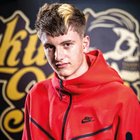 Skull Men Colors Máscara De Coloração Intensa Verde