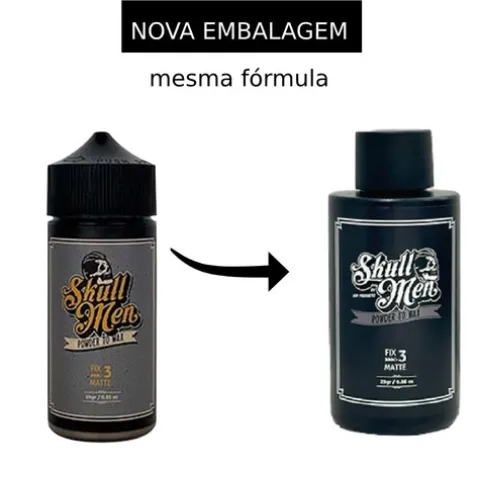 Skull Men Powder To Wax Pó De Fixação E Textura
