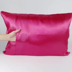 Soulta Fronha De Cetim Anti-Frizz Rosa