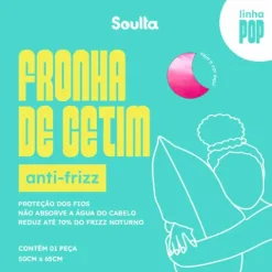 Soulta Fronha De Cetim Anti-Frizz Rosa