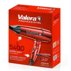Valera Swiss Light Fold-Away 5400 Secador Profissional - Vermelho