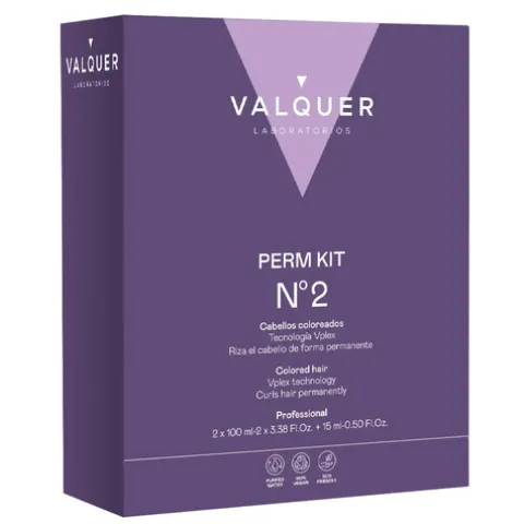 Valquer Perm Kit Nº2 Cabelos Pintados