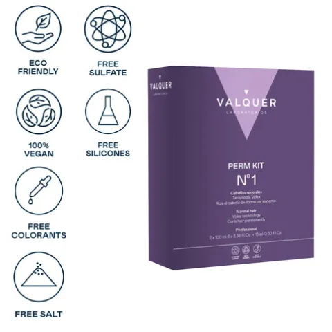 Valquer Perm Kit Nº1 Cabelos Normais