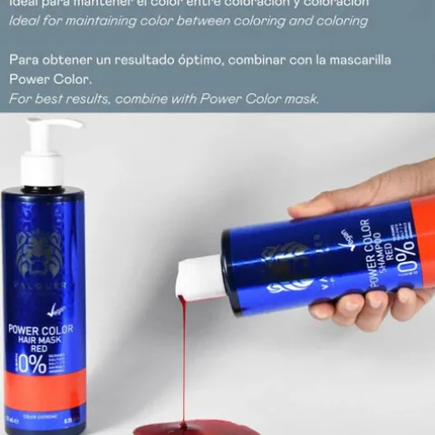Valquer Power Color Máscara Coloração Temporária Copper