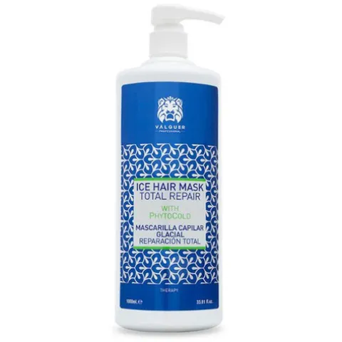 Valquer Total Repair Máscara Reparadora Para Cabelo Danificado Efeito Frio