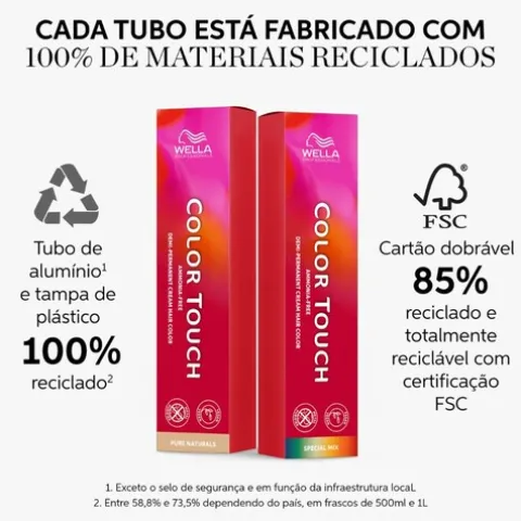 Wella Color Touch Demi-Permanent Plus Coloração Semipermanente 55/04