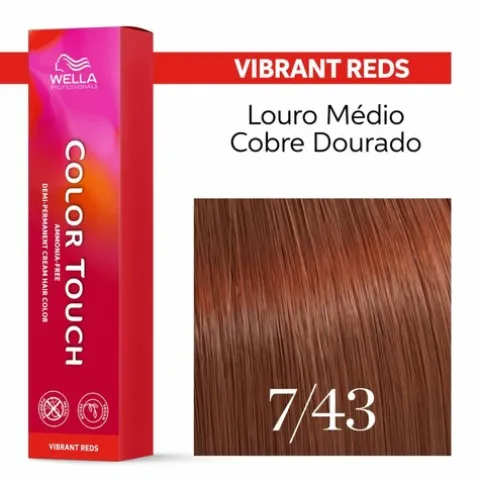 Wella Color Touch Demi-Permanent Coloração Semipermanente 7/43