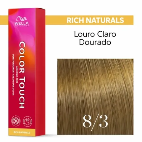 Wella Color Touch Demi-Permanent Coloração Semipermanente 8/3