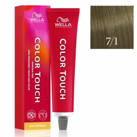 Wella Color Touch Demi-Permanent Coloração Semipermanente 7/1