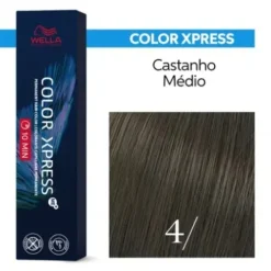 Wella Color Xpress Coloração Permanente Rápida 4/