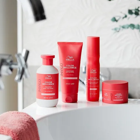 Wella Invigo Color Brilliance Condicionador Cor Intensa Cabelo Fino
