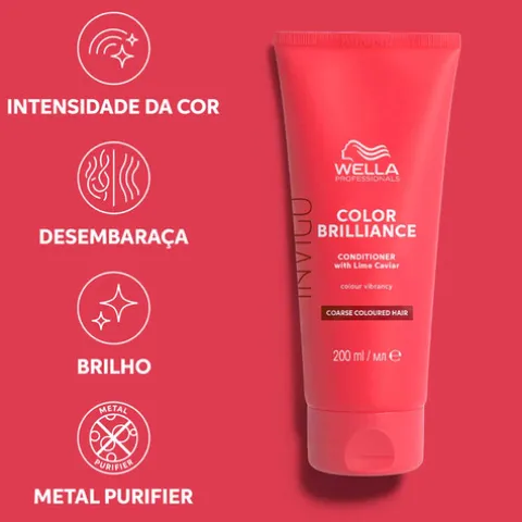 Wella Invigo Color Brilliance Condicionador Cor Intensa Cabelo Espesso