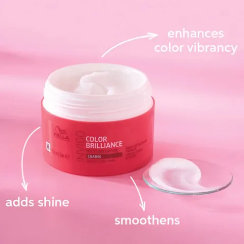 Wella Invigo Color Brilliance Máscara Cor Intensa Cabelo Fino