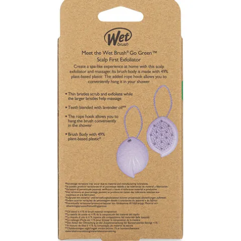Wet Brush Go Green Oil Infused Scalp Massager Escova De Cabelo