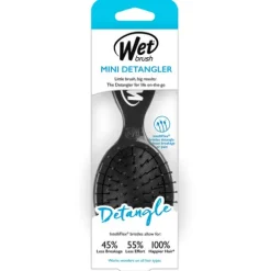 Wet Brush Mini Detangler Escova De Cabelo Black
