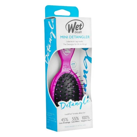 Wet Brush Mini Detangler Escova De Cabelo Purple