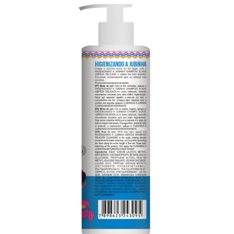 Widi Care Higienizando A Jubinha Shampoo Suave Limpeza Delicada
